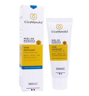 Cicamanuka – Soin matifiant visage miel de manuka, 40 ml
