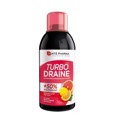 Forté Pharma – TurboDraine Minceur Goût Agrumes, 500 ml