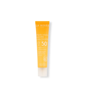 La Rosée – Fluide Solaire Invisible à l’Huile d’Abricot Bio SPF50+ Visage et Cou, 40 ml