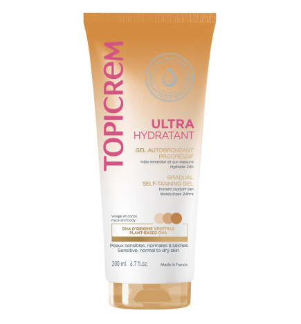 Topicrem – Gel Autobronzant Progressif Ultra-Hydratant, 200 ml