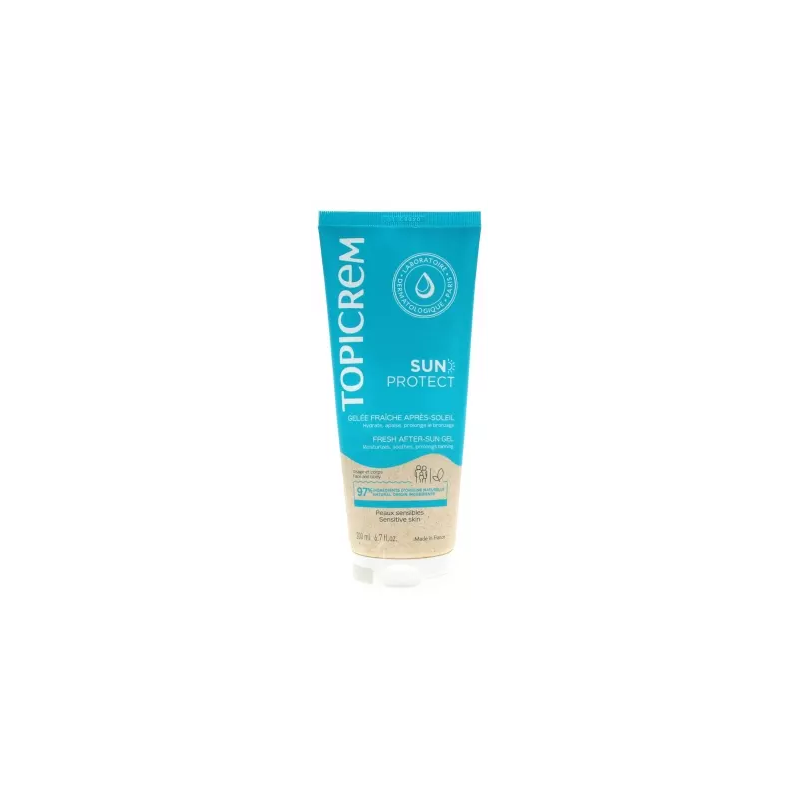 Topicrem – Sun Protect Gelée Fraîche Après-Soleil, 200 ml
