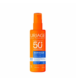 Uriage – Bariésun Spray Sans Parfum Peaux Sensibles SPF50+, 200 ml