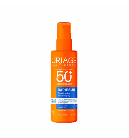 Uriage – Bariésun Spray Sans Parfum Peaux Sensibles SPF50+, 200 ml