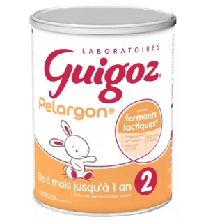 Guigoz – Pelargon Lait 2ème âge de 6 mois à 1 an, 780 g
