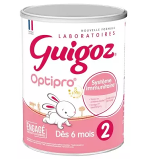 Guigoz – Optipro 2 Lait 2ème âge dès 6 mois, 780 g