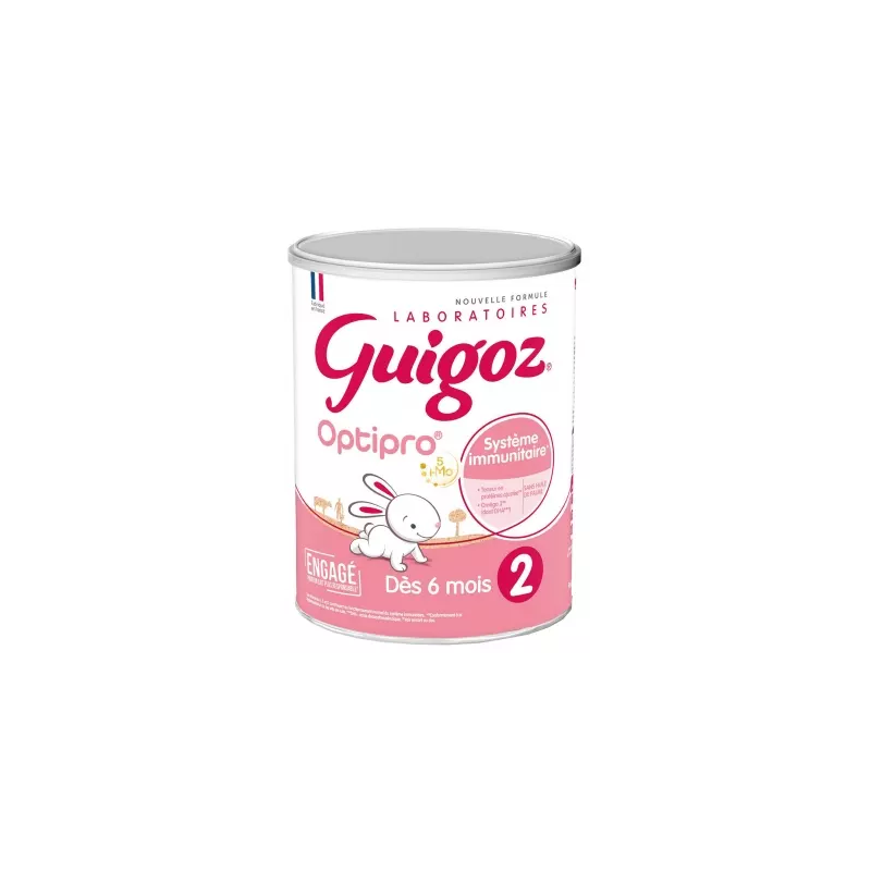Guigoz – Optipro 2 Lait 2ème âge dès 6 mois, 780 g