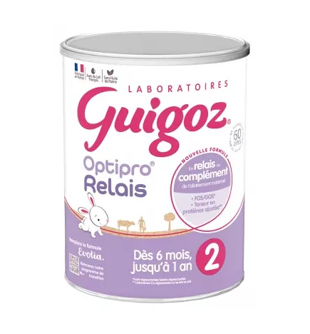Guigoz – Evolia A2 Lait 2ème âge dès 6 mois, 800 g