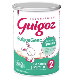 Guigoz – Guigozgest Lait 2ème âge de 6 mois à 1 an, 780 g