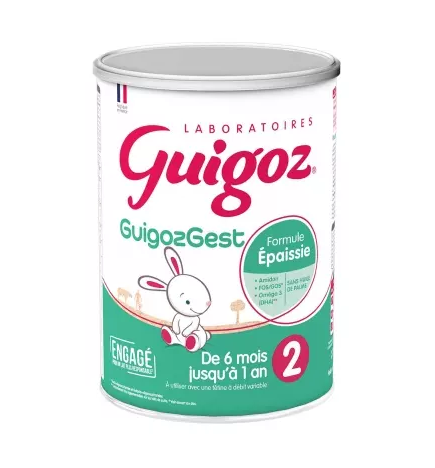Guigoz – Guigozgest Lait 2ème âge de 6 mois à 1 an, 780 g