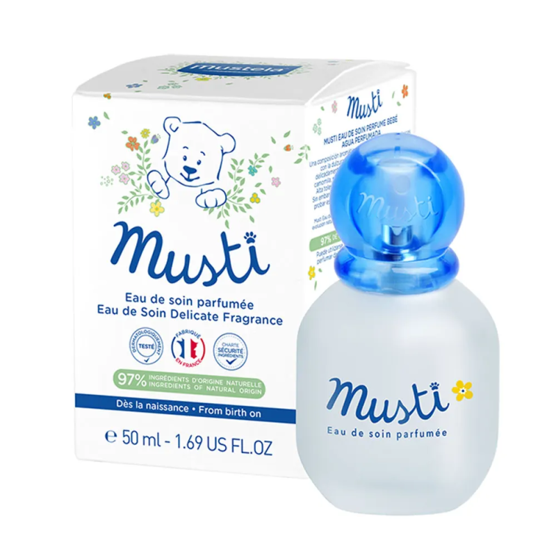Mustela – Musti Eau de Soin Parfumée Peaux Normales, 50 ml