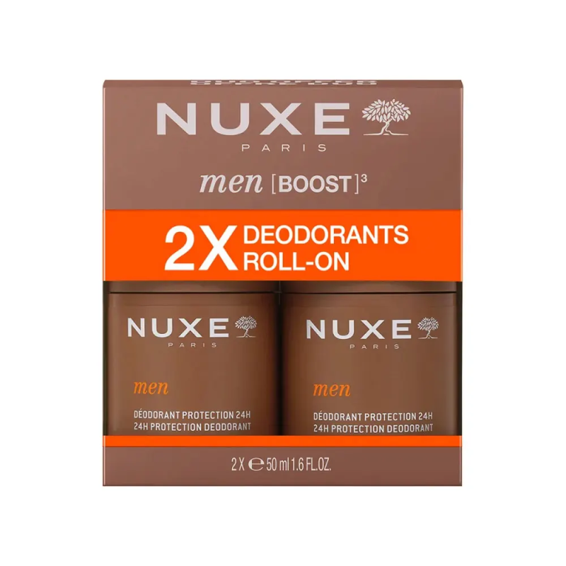 Nuxe – Men Déo Protect 24h Duo, 2 x 50 ml