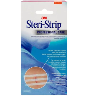 3M – Steri-Strip Sutures adhésives 6 x 75 mm, 3 bandelettes