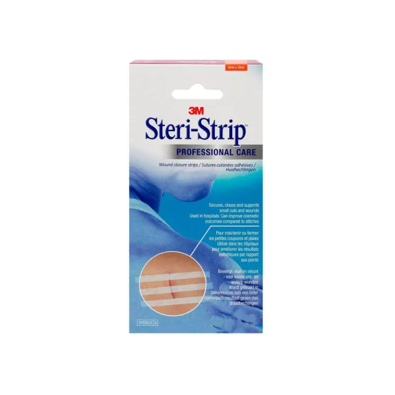 3M – Steri-Strip Sutures adhésives 6 x 75 mm, 3 bandelettes
