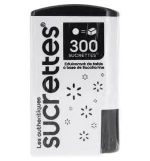 Les Authentiques – Sucrettes édulcorant de table, 300 sucrettes