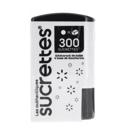 Les Authentiques – Sucrettes édulcorant de table, 300 sucrettes