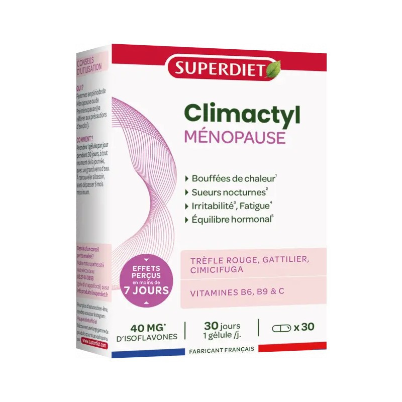 Super Diet – Complexe Ménopause Bio, 30 gélules
