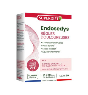 Super Diet – Complexe Règles Douloureuses Bio, 60 gélules