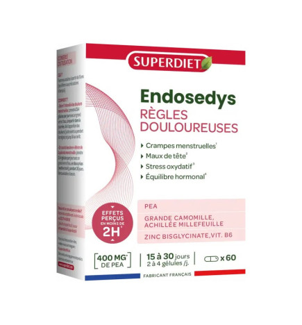 Super Diet – Complexe Règles Douloureuses Bio, 60 gélules