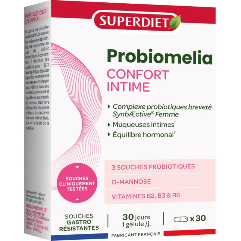 Super Diet – Complexe Confort Intime Bio, 30 gélules