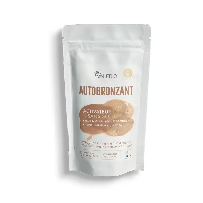 Valebio – Autobronzant Activateur Sans Soleil, 30 gélules