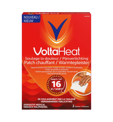 Haleon – Voltaheat Patchs Chauffants Soulage la Douleur, 2 patchs