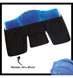 Actipoche – Coussin Thermique Cervicales et Trapèzes Chaud/Froid, 22 x 40 cm