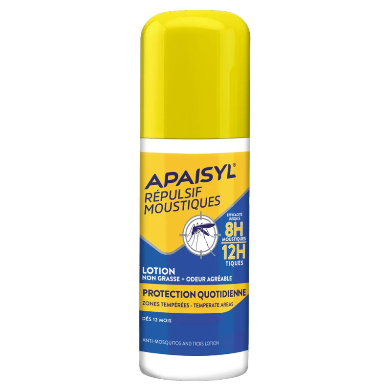Apaisyl – Répulsif Anti-Moustiques Lotion Protection Quotidienne, 90 ml