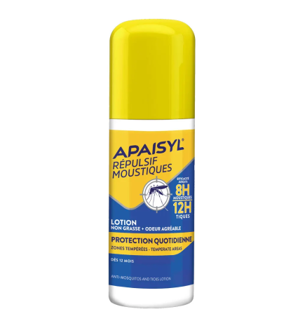 Apaisyl – Répulsif Anti-Moustiques Lotion Protection Quotidienne, 90 ml