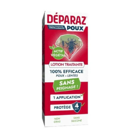 Deparaz – Pro Lotion Express Anti-Poux et Anti-Lentes, 100 ml