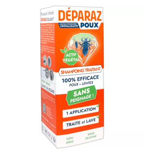 Deparaz – Shampoux Shampooing Anti-Poux, 100 ml