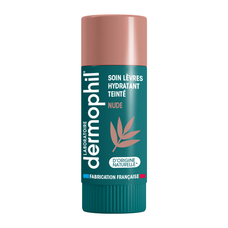 Dermophil Indien – Soin Lèvres Hydratant Teinté Nude, 4 g