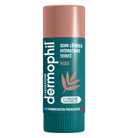Dermophil Indien – Soin Lèvres Hydratant Teinté Nude, 4 g