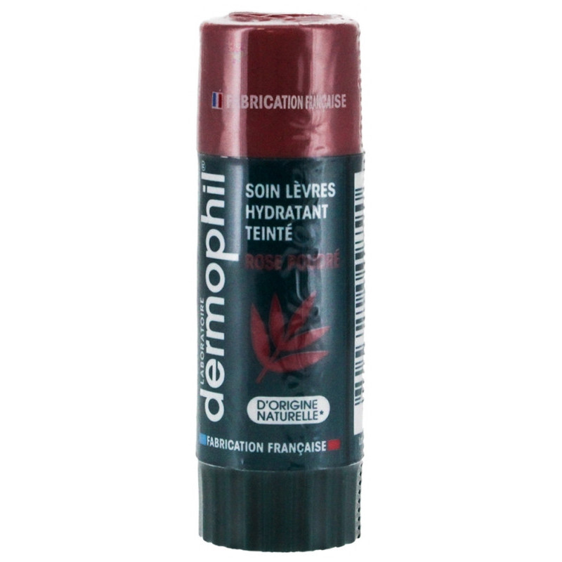 Dermophil Indien – Soin Lèvres Hydratant Teinté Rose Poudré, 4 g