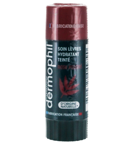 Dermophil Indien – Soin Lèvres Hydratant Teinté Rose Poudré, 4 g