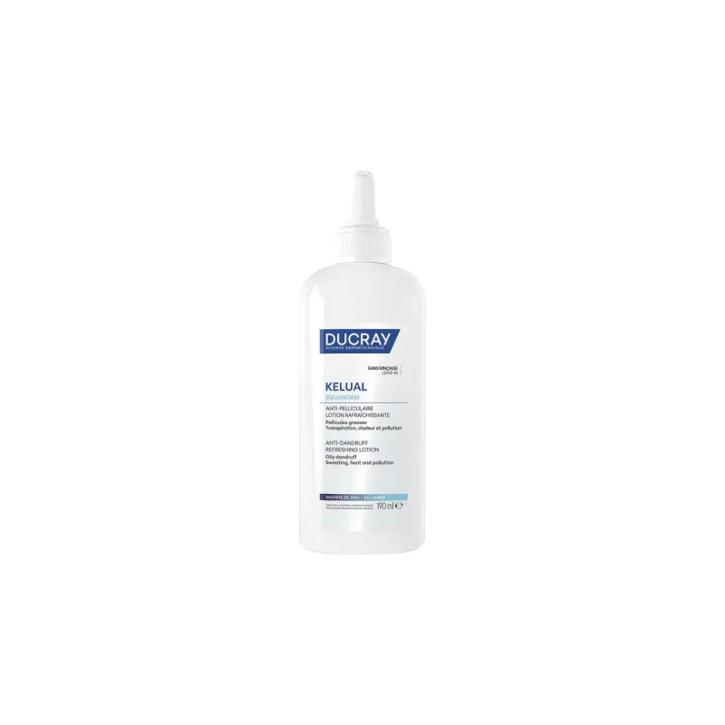 Ducray – Kelual Squanorm Lotion Rafraîchissante Anti-Pelliculaire, 190 ml