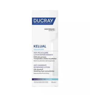 Ducray – Kelual Squanorm Lotion Rafraîchissante Anti-Pelliculaire, 190 ml