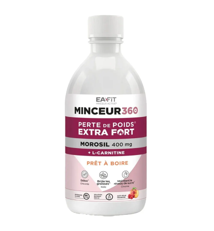 Eafit – Minceur 360 Morosil L-Carnitine Goût Pêche Framboise, 600 g