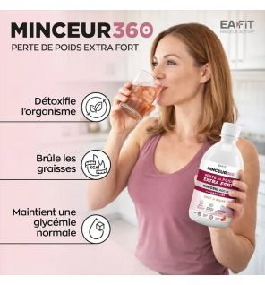 Eafit – Minceur 360 Morosil L-Carnitine Goût Pêche Framboise, 600 g