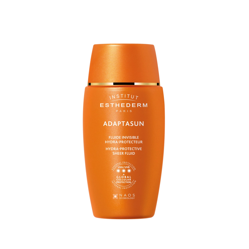 Institut Esthederm – Adaptasun Fluide Solaire Invisible Hydra-Protecteur Soleil Fort Visage, 40 ml