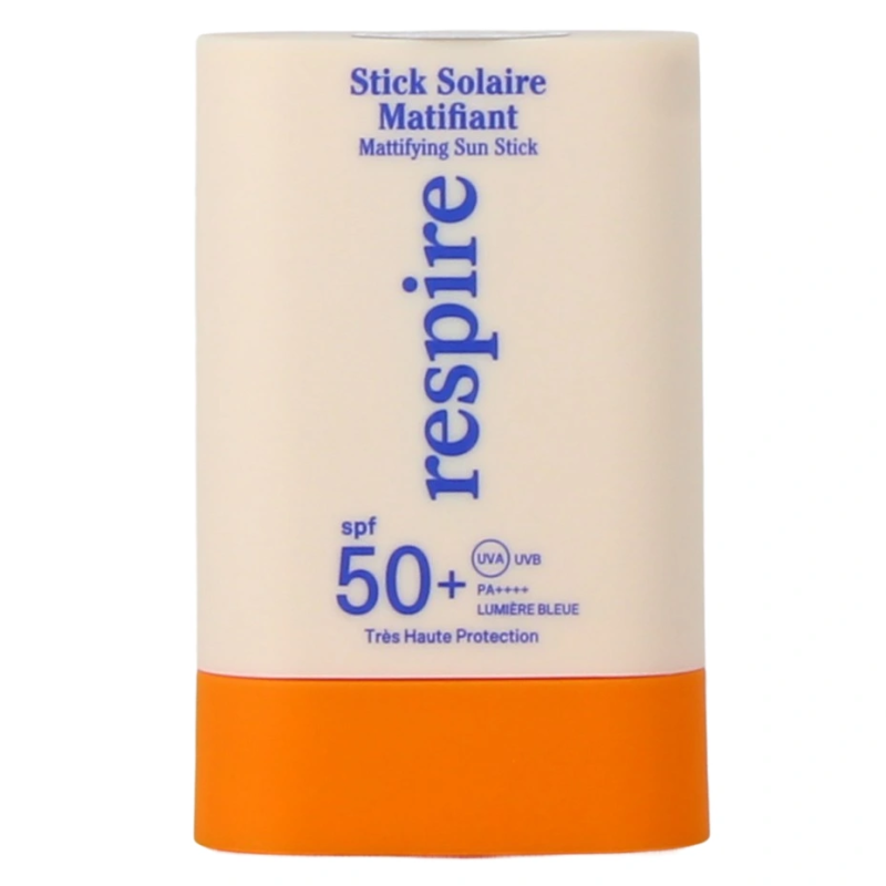 Respire – Stick solaire matifiant SPF 50+, 15 g