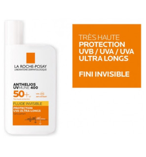 La Roche-Posay – Anthelios UVmune 400 Fluide Invisible SPF50+ Sans Parfum, 50 ml