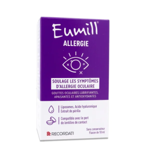 Eumill – Solution oculaire allergie, 10 ml