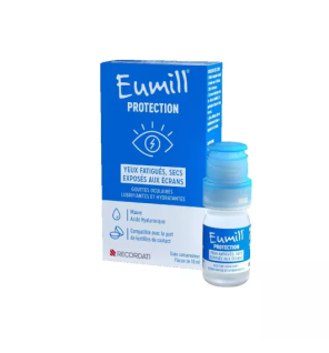 Eumill – Gouttes oculaires protection yeux secs et fatigués, 10 ml