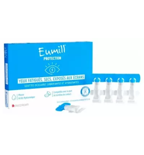 Eumill – Repair gouttes yeux secs et fatigués unidoses, 10 x 0,5 ml