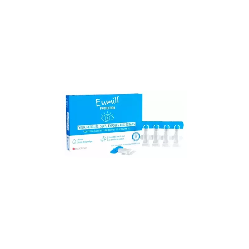 Eumill – Repair gouttes yeux secs et fatigués unidoses, 10 x 0,5 ml Eumill – Repair gouttes yeux secs et fatigués unidoses, 10 x 0,5 ml