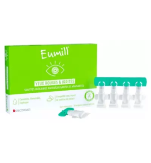 Eumill – Repair gouttes yeux rouges et irrités unidoses, 10 x 0,5 ml