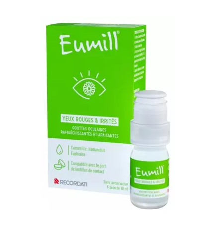 Eumill – Repair gouttes yeux rouges et irrités, 10 ml