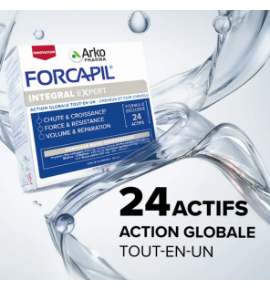 Arkopharma – Forcapil Integral Expert chute, croissance, force et réparation, 168 gélules