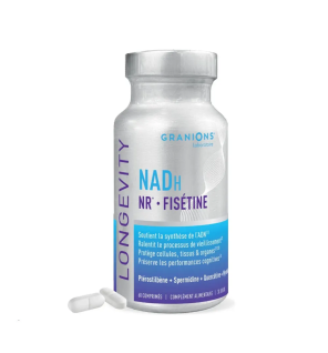 Granions – Complexe Longevity NADH NR Spermidine, 60 comprimés