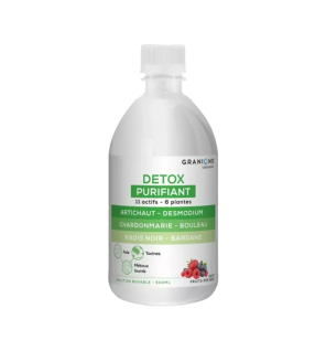 Granions – Minceur Détox Boisson Fruits Rouges, 500 ml
